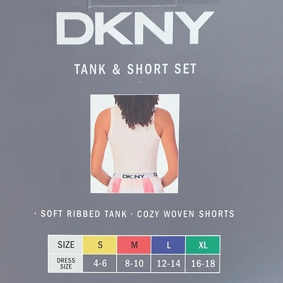 DKNY TANK AND SHORT SET - Picture 3 of 3